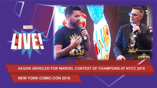 Aegon Unveiled For Marvel Contest Of Champions At Nycc 2018 Marvel