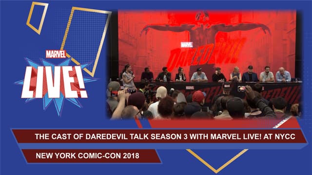 The cast of Marvel's Daredevil talk season 3 at NYCC 2018