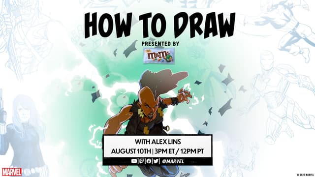 How to Draw Storm with Alex Lins | Marvel LIVE