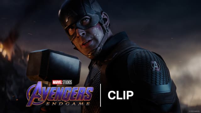 Captain America (Steve Rogers) Wields Mjolnir | Avengers: Endgame | Official Clip