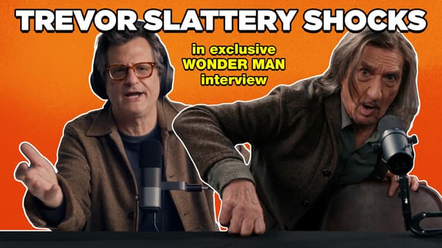 Wonder Man's Trevor Slattery Loses it During Ben Mankiewicz Interview