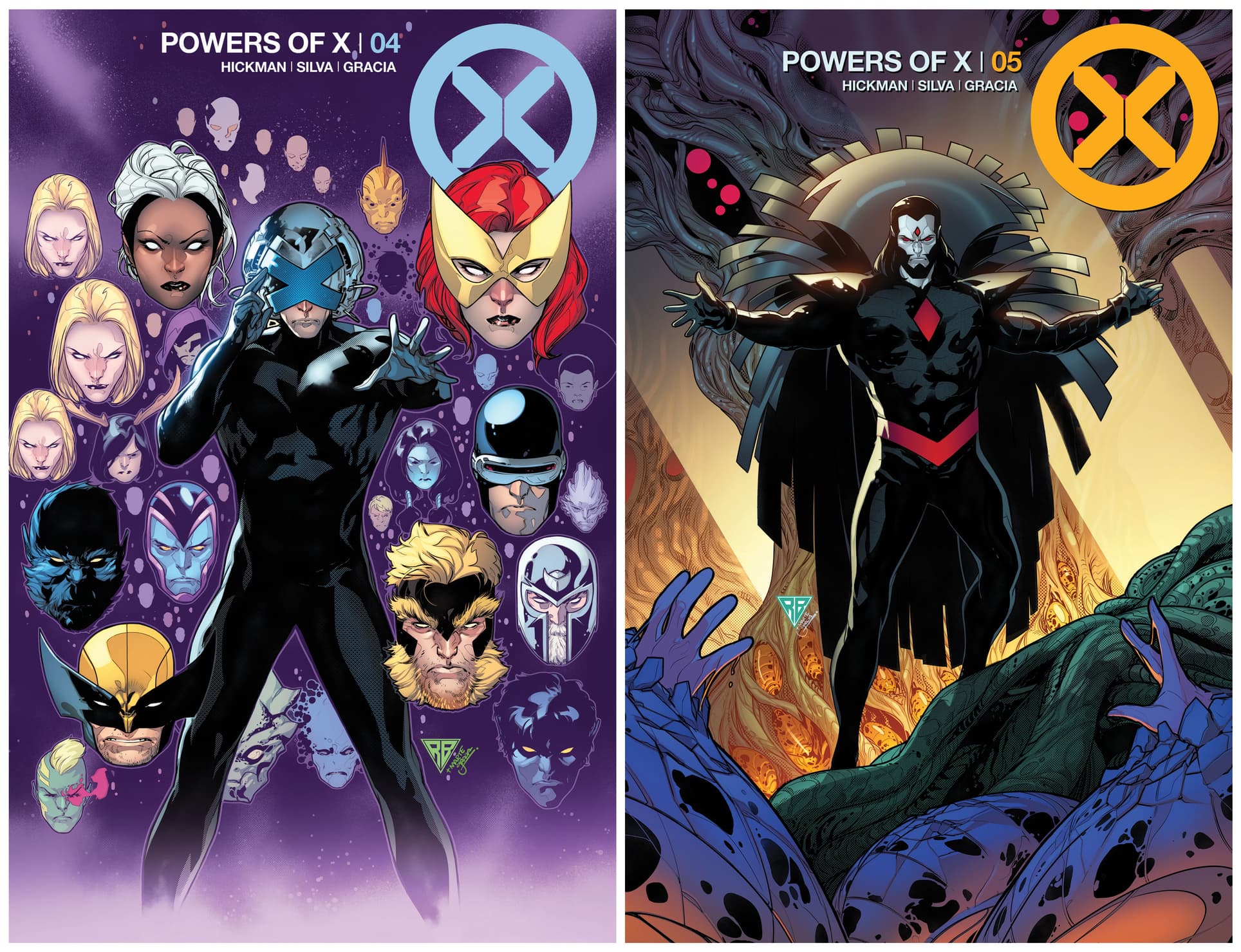 POWERS OF X #4 AND #5