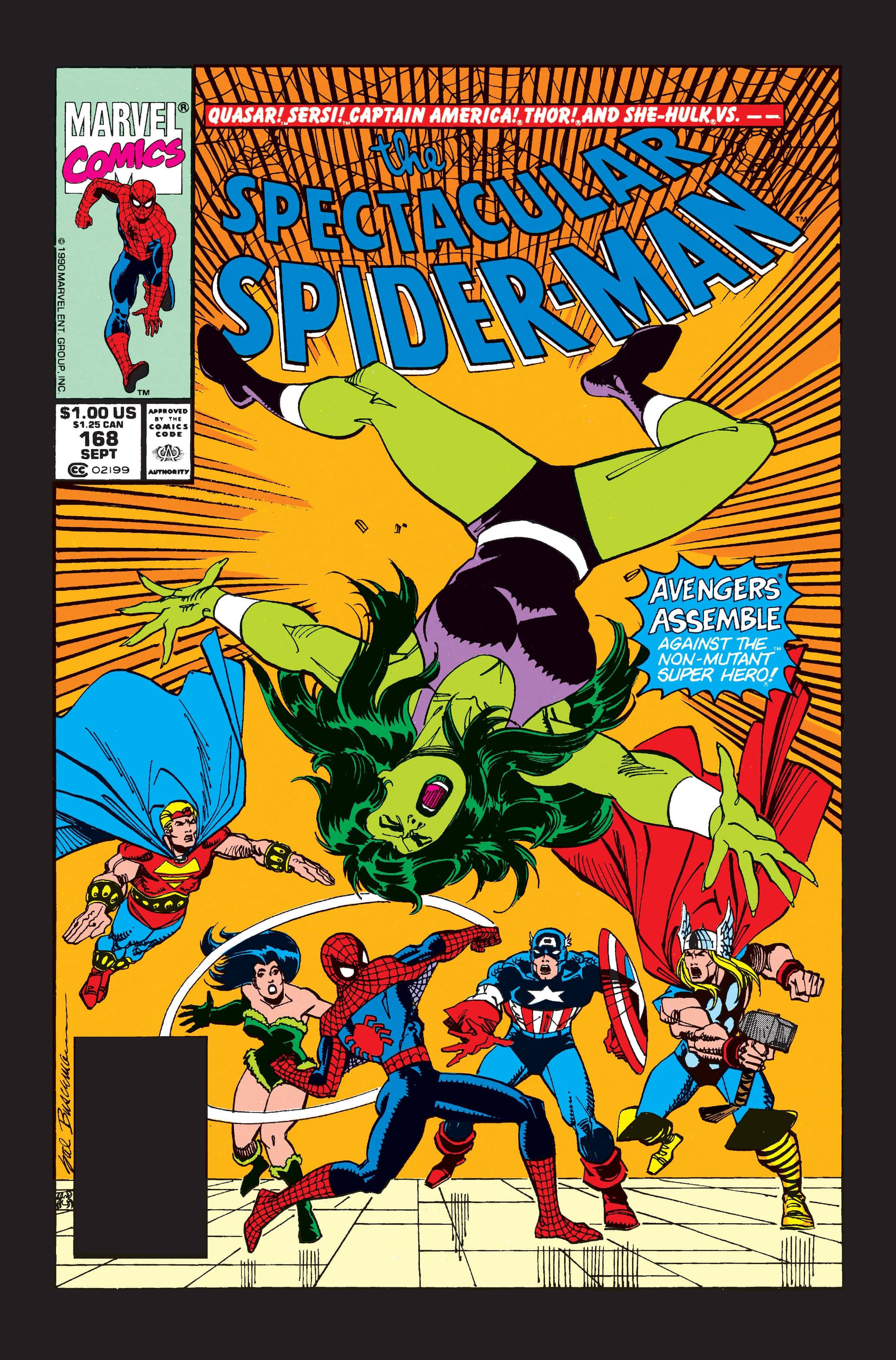 PETER PARKER, THE SPECTACULAR SPIDER-MAN (1976) #168)