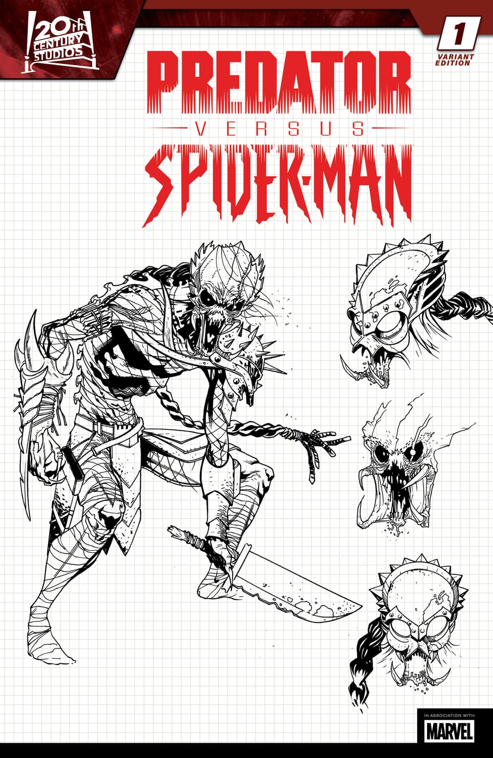 アメコミリーフ　Predator vs. Spider-Man #1 CGC Predator vs. Spider-Man #1 Greg Land Foil Variant
