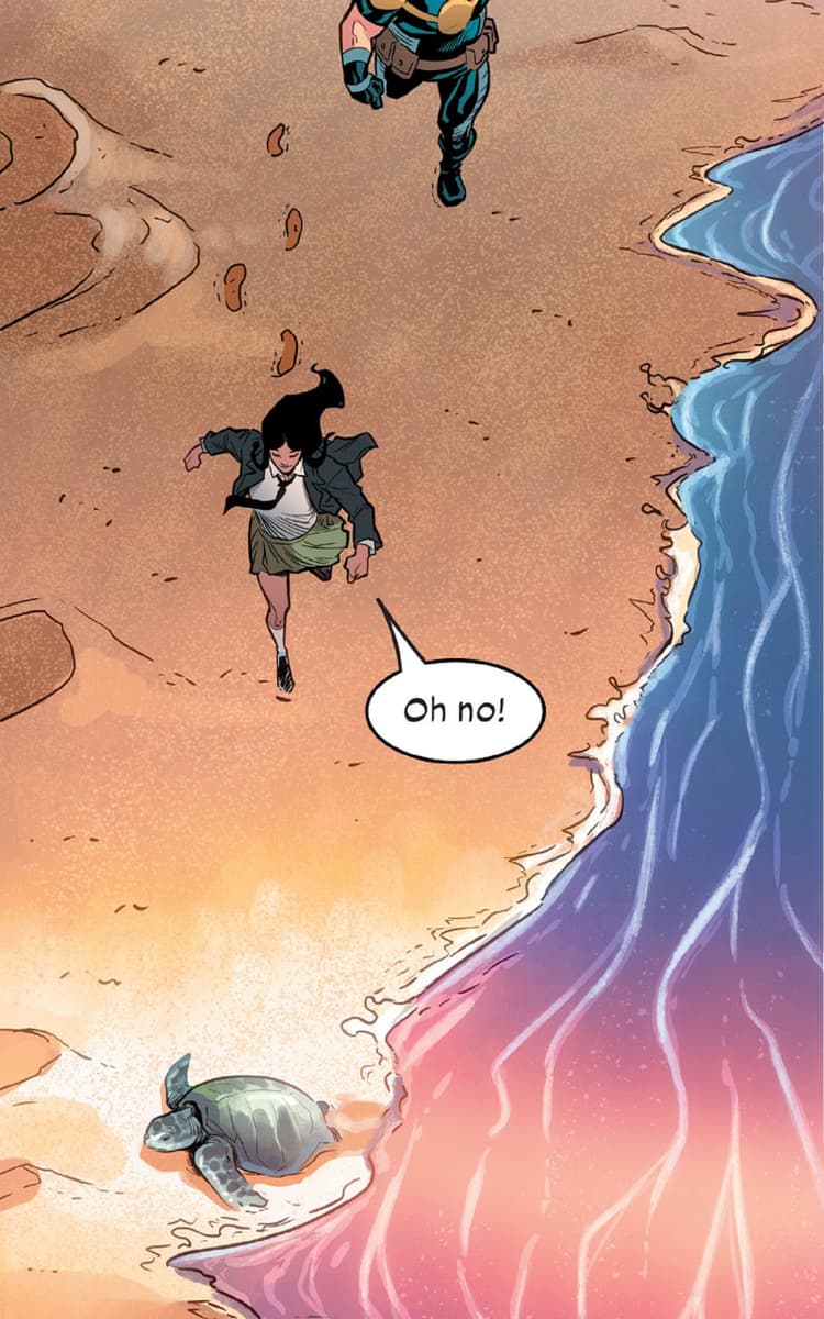 Nature Girl makes a startling discovery on the beaches of Krakoa.