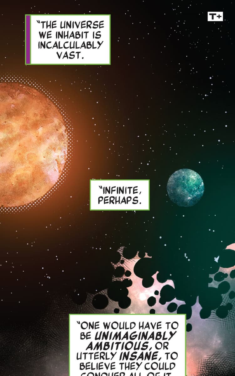 Preview panels from WHO IS...? KANG INFINITY COMIC #1.