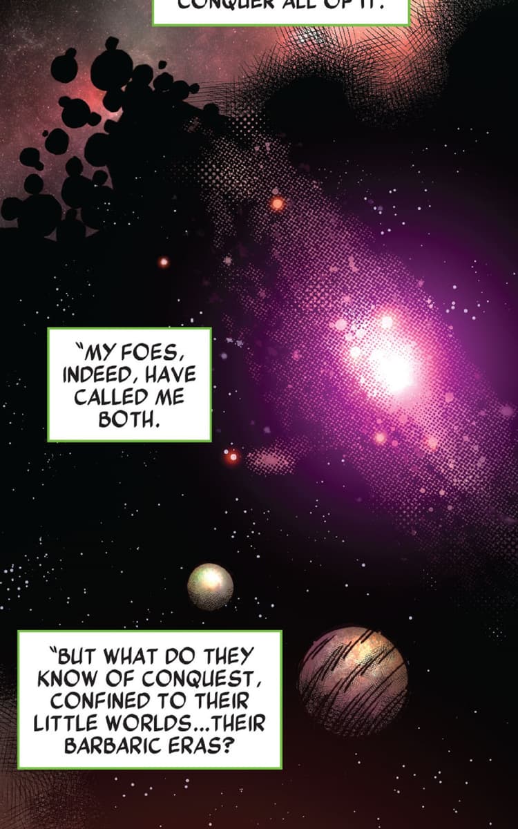 Preview panels from WHO IS...? KANG INFINITY COMIC #1.