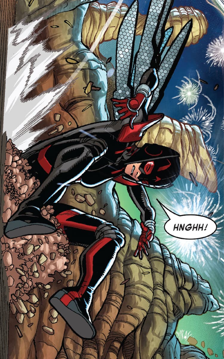 Preview panels from ANT-MAN AND THE WASP: LOST AND FOUND INFINITY COMIC #1.