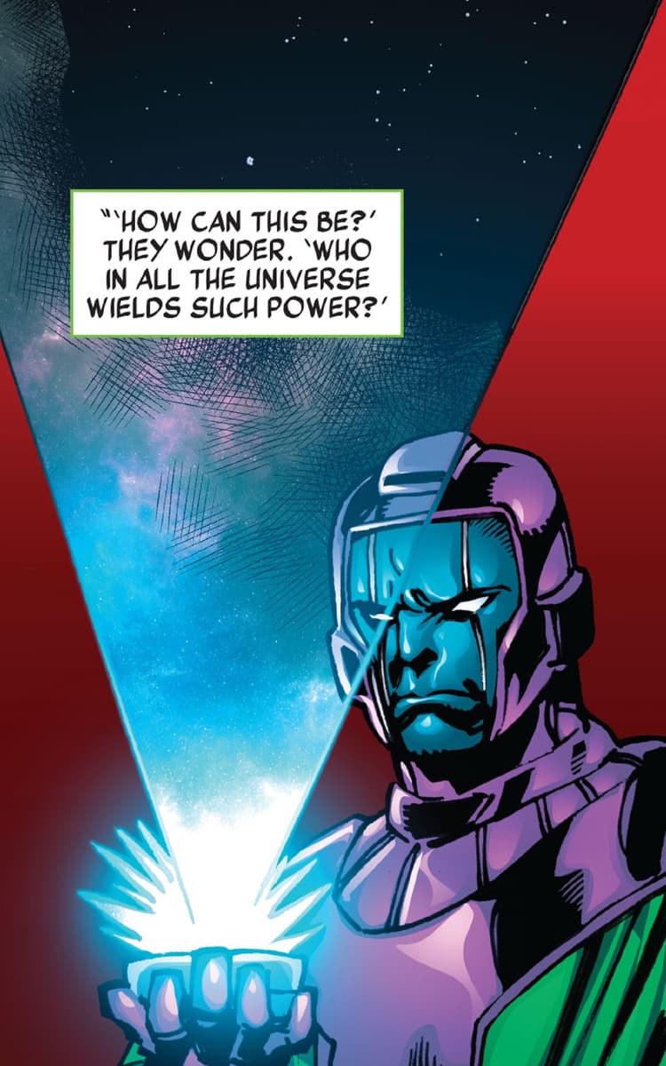 Preview panels from WHO IS...? KANG INFINITY COMIC #1.