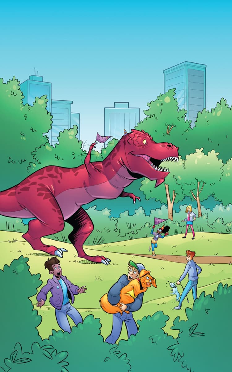 Preview panels from DEVIL DINOSAUR INFINITY COMIC (2023) #1.