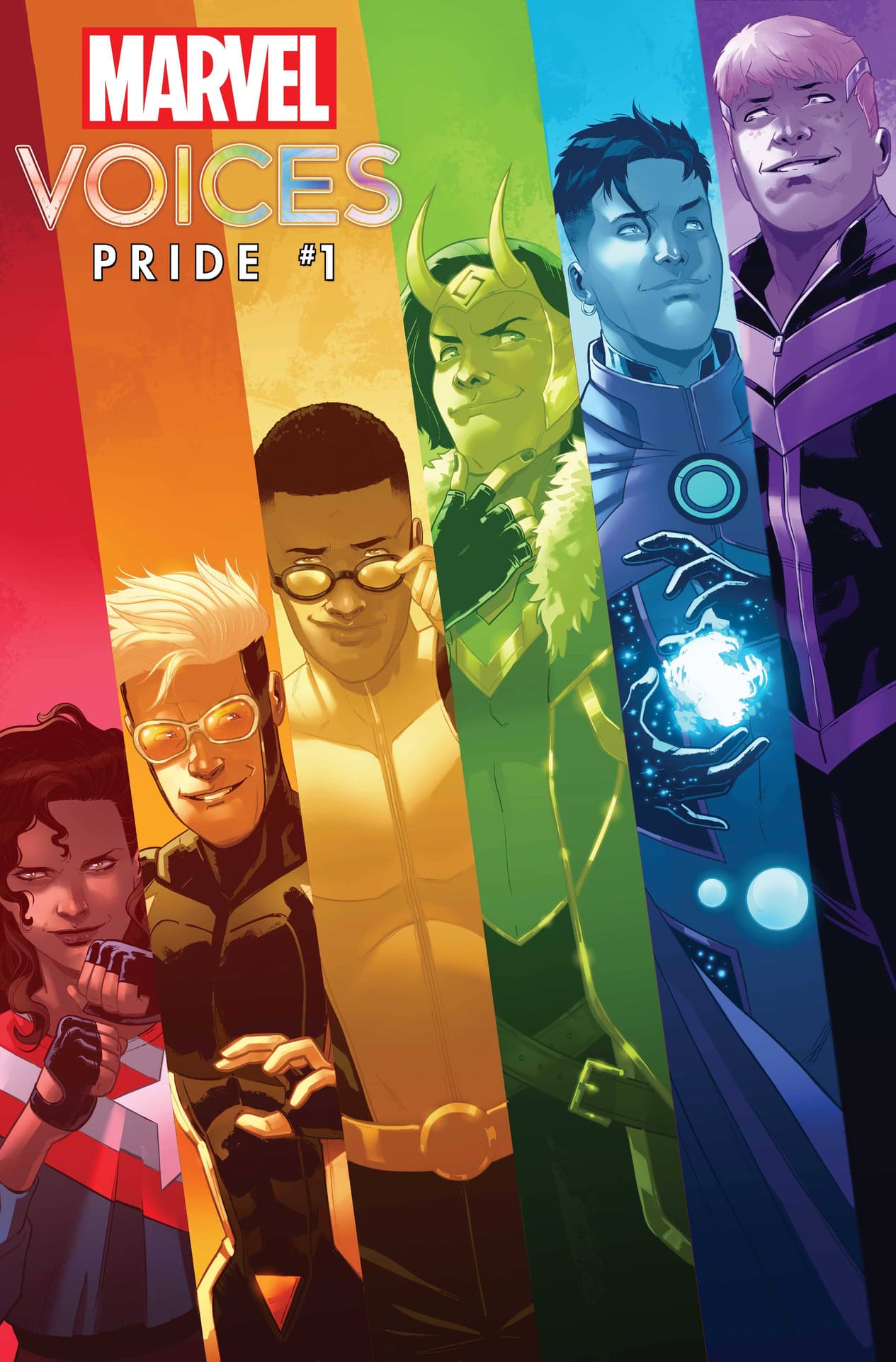 Marvel's Voices: Pride #1 variant cover by Stephen Byrne