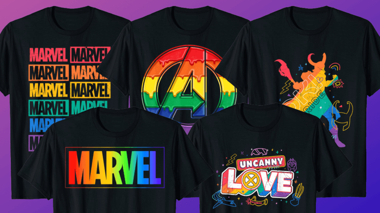 Marvel Pride Shirts Arrive at Amazon's Design | Marvel