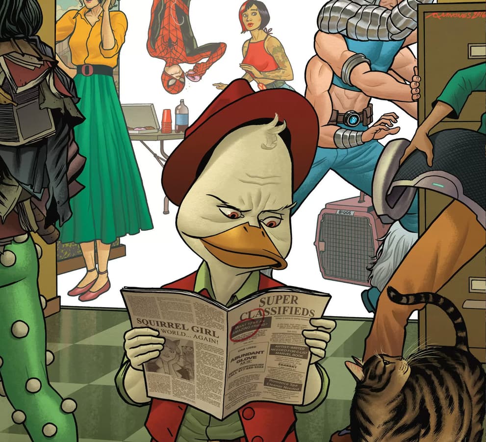 HOWARD THE DUCK (2015) #11 cover by Joe Quinones