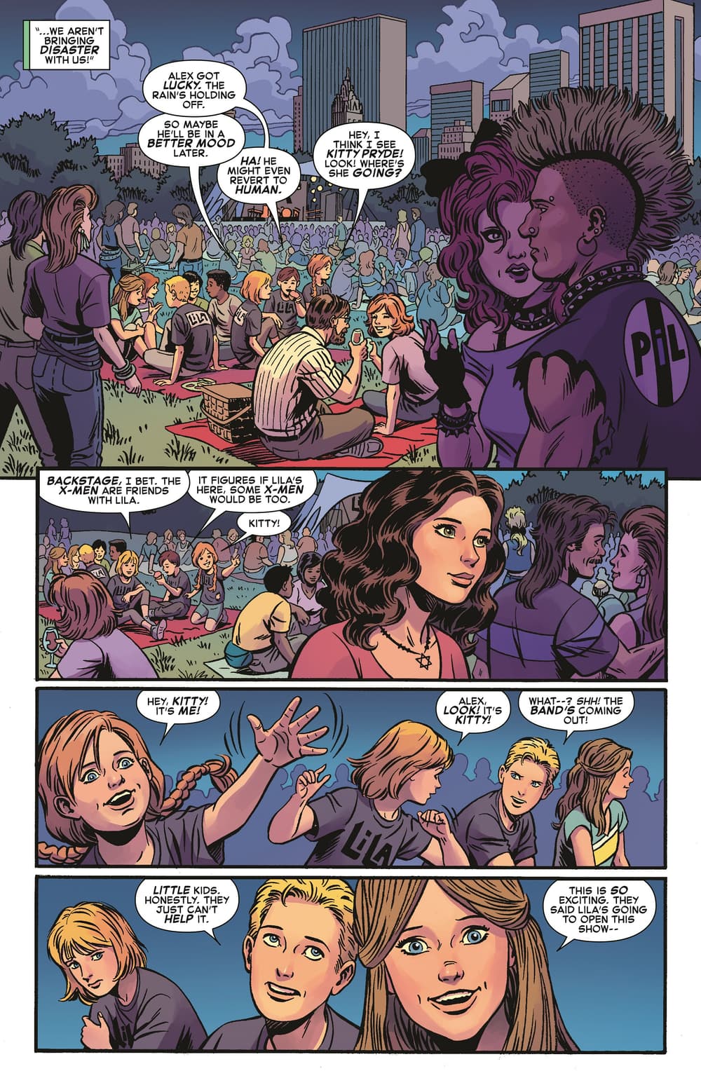 POWER PACK: GROW UP! #1 interiors by June Brigman, Tamra Bonvillain, and Roy Richardson