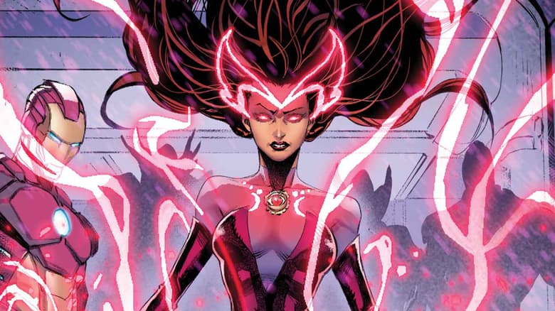   ‘Queen in Black’ #1 Preview Enlists Iron Man, Scarlet Witch, Nova, and More Against Hela and Knull’s Cosmic War