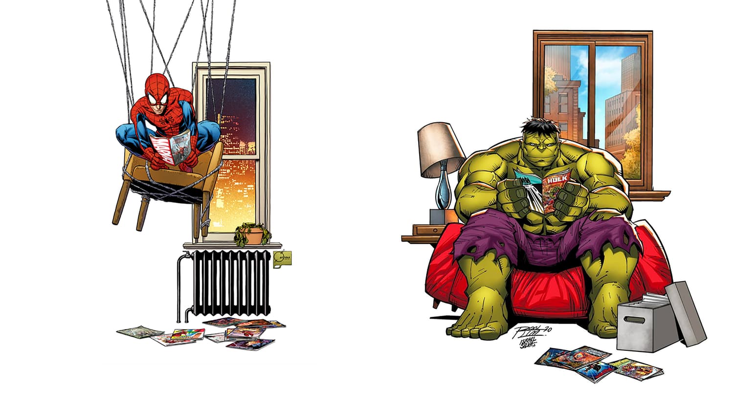 Marvel Comics At Home