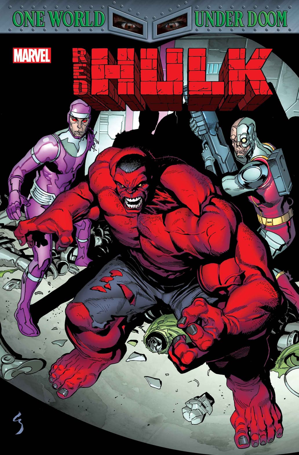 RED HULK #2 Cover by Geoff Shaw