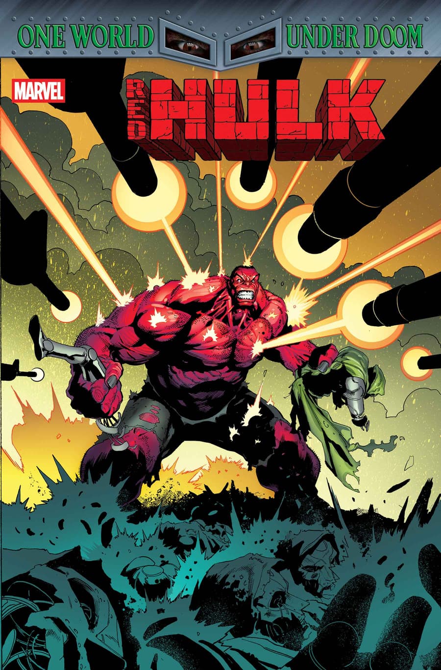 Capa de RED HULK #5 por GEOFF SHAW