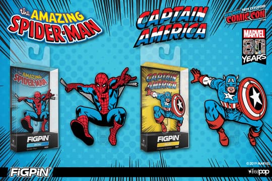 Spider-Man & Captain America FiGPiN Mini 2-pack