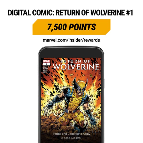 Marvel Insider RETURN OF WOLVERINE (2018) #1 Digital Comic
