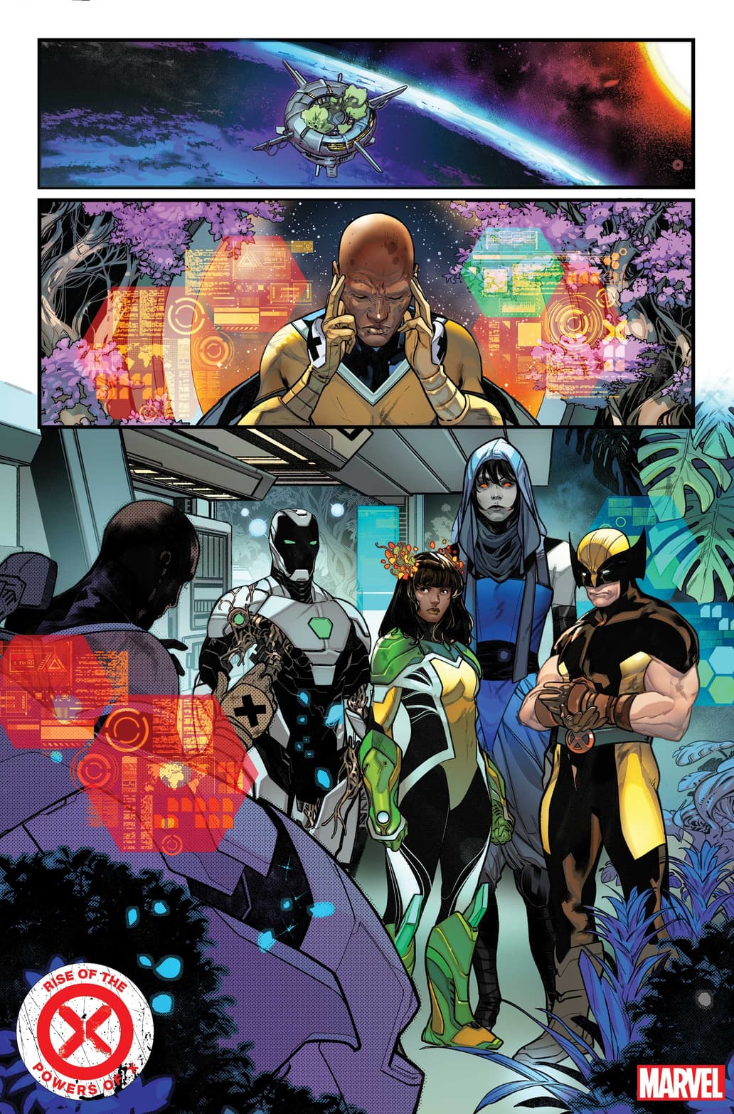 RISE OF THE POWERS OF X #1 interior artwork by R.B. Silva