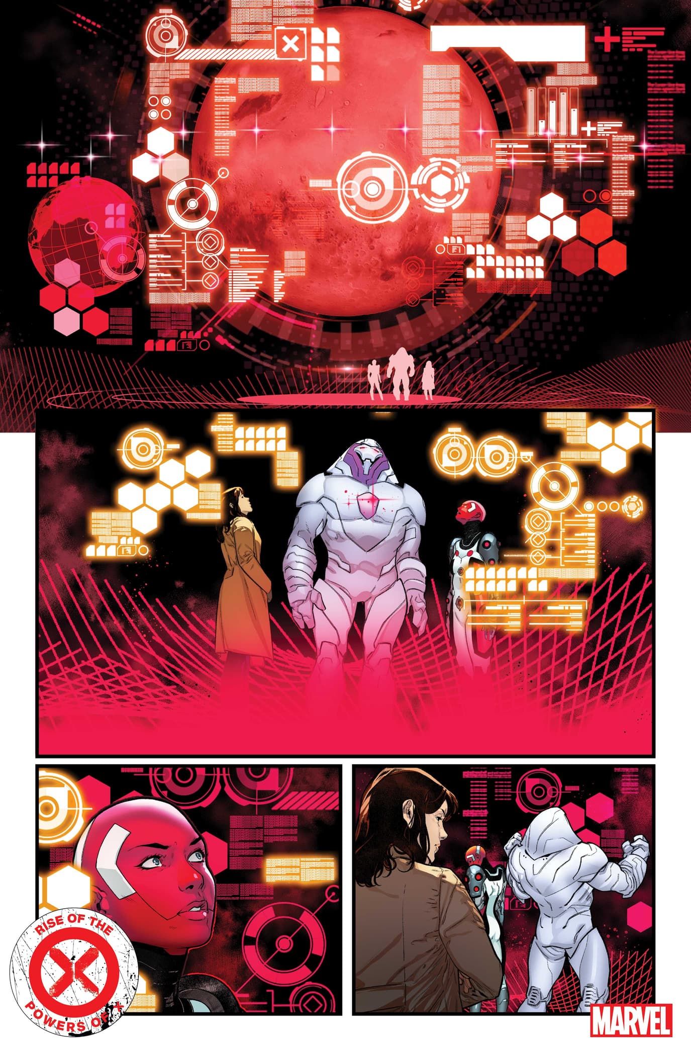 RISE OF THE POWERS OF X #1 interior artwork by R.B. Silva