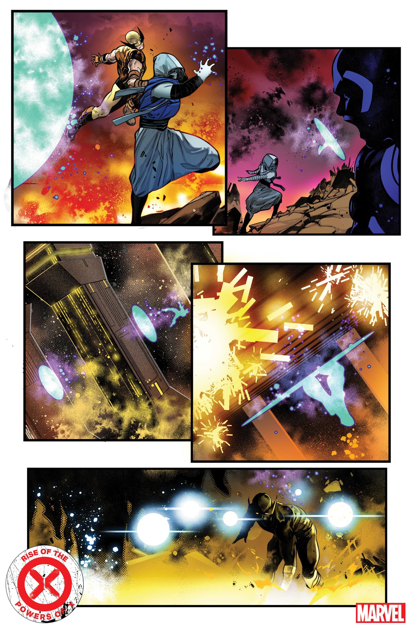 RISE OF THE POWERS OF X #1 interior artwork by R.B. Silva