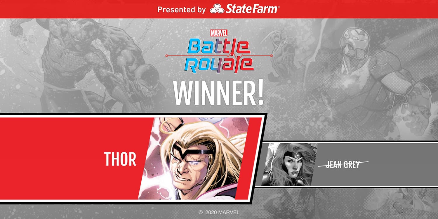 Marvel Battle Royale 2020 Winner Thor