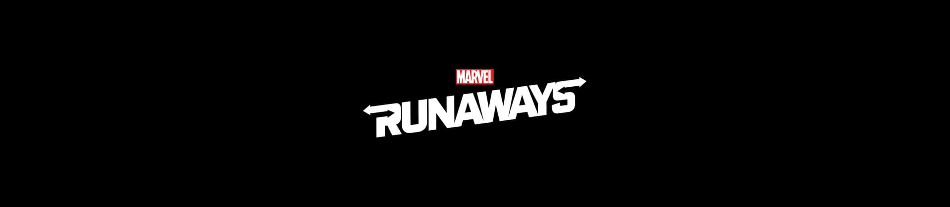 Marvel's Runaways TV Show Logo On Black