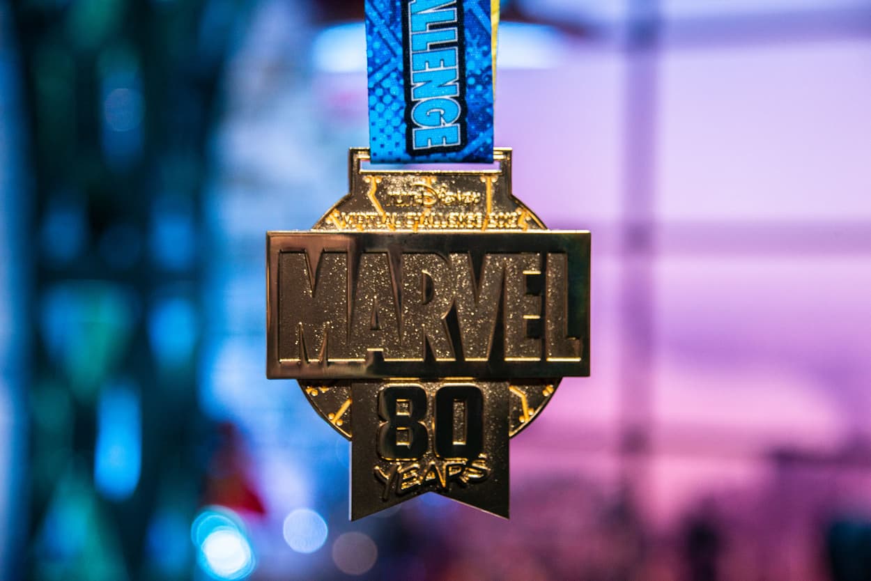 runDisney Marvel 80th medal