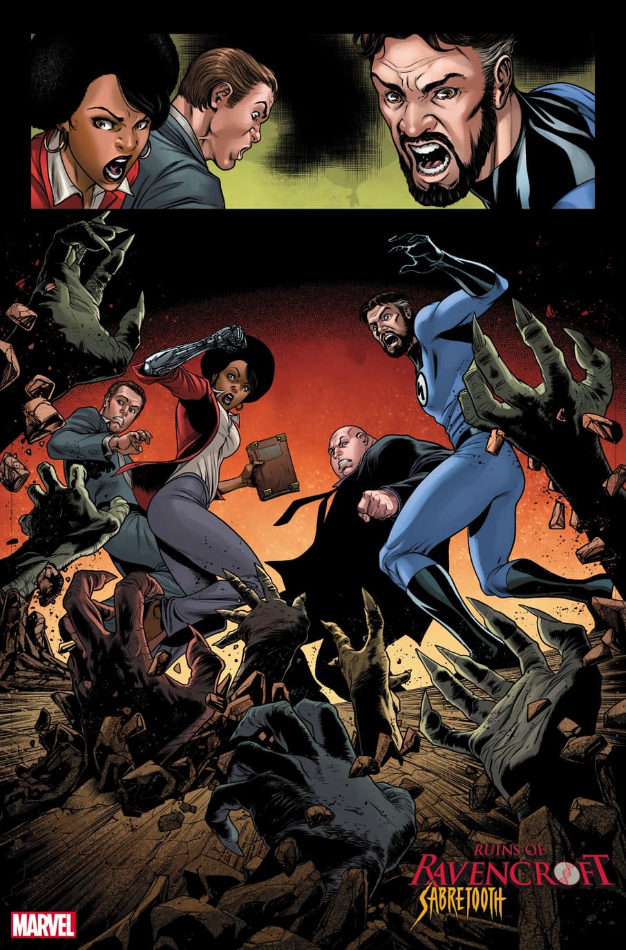 RUINS OF RAVENCROFT: SABRETOOTH #1 art by Guillermo Sanna