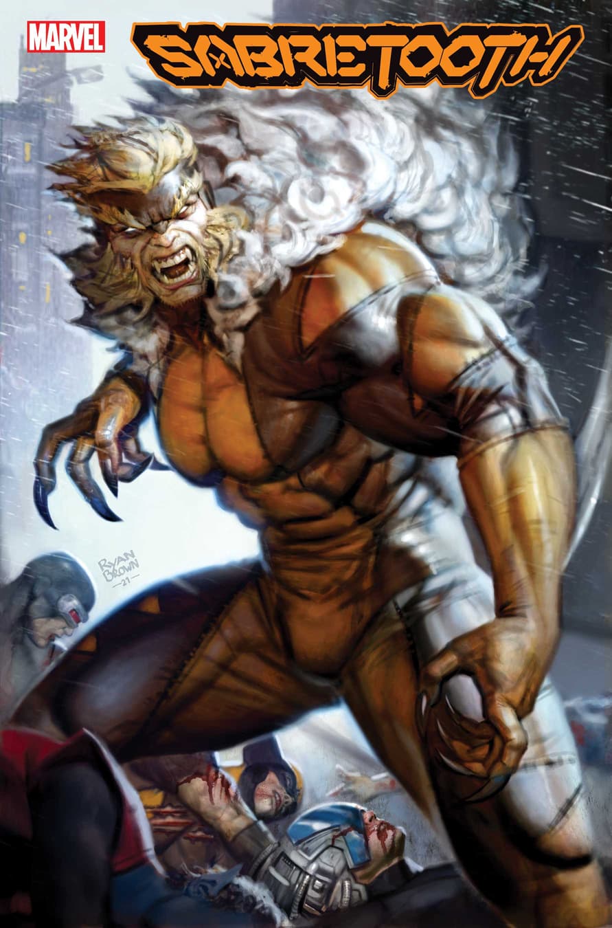 SABRETOOTH #1 variant cover by Ryan Brown