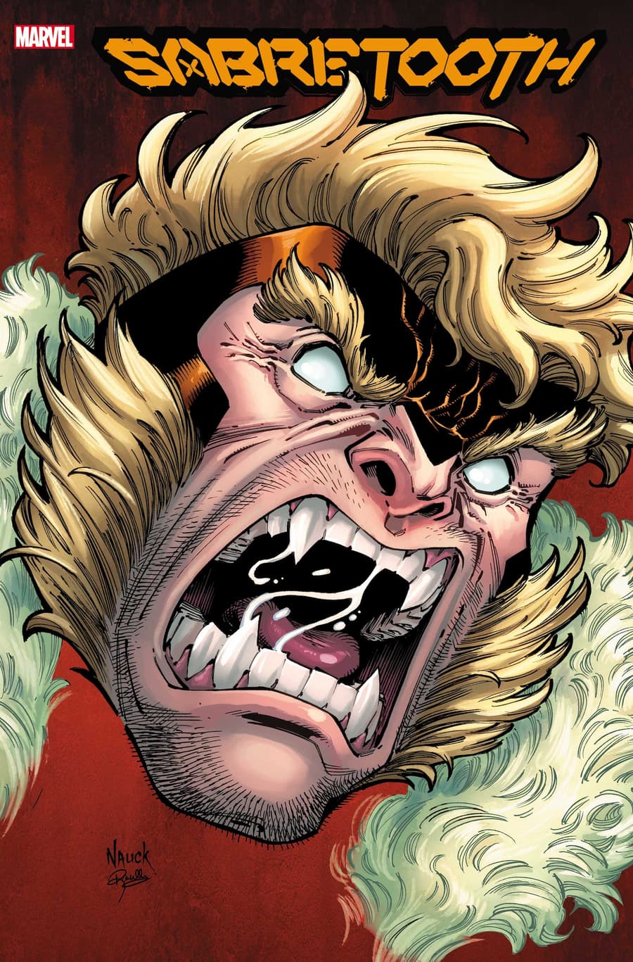 SABRETOOTH #1 Headshot Variant Cover by TODD NAUCK