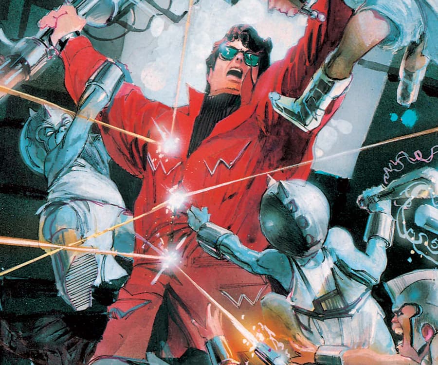 WONDER MAN (1986) #1 cover by Bill Sienkiewicz