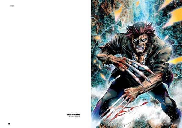 Interior Page from Marvel Comics: A Manga Tribute featuring Wolverine
