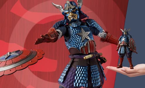 Samurai Captain America Collectible Figure by Bandai / Sideshow
