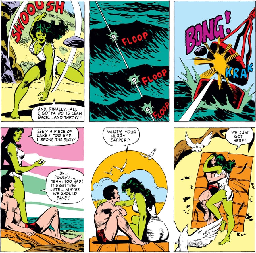 SAVAGE SHE-HULK (1980) #15 by David Anthony Kraft, Mike Vosburg, Frank Springer, and Gaff.