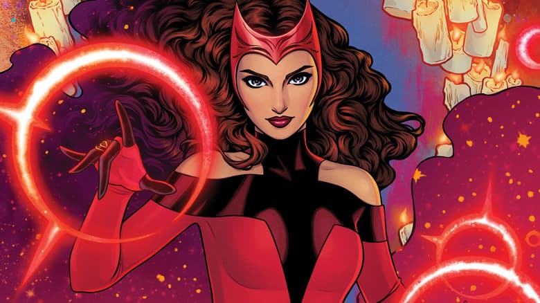 THE NEW SCARLET WITCH - MARVEL HEROES CUSTOM DRAWING