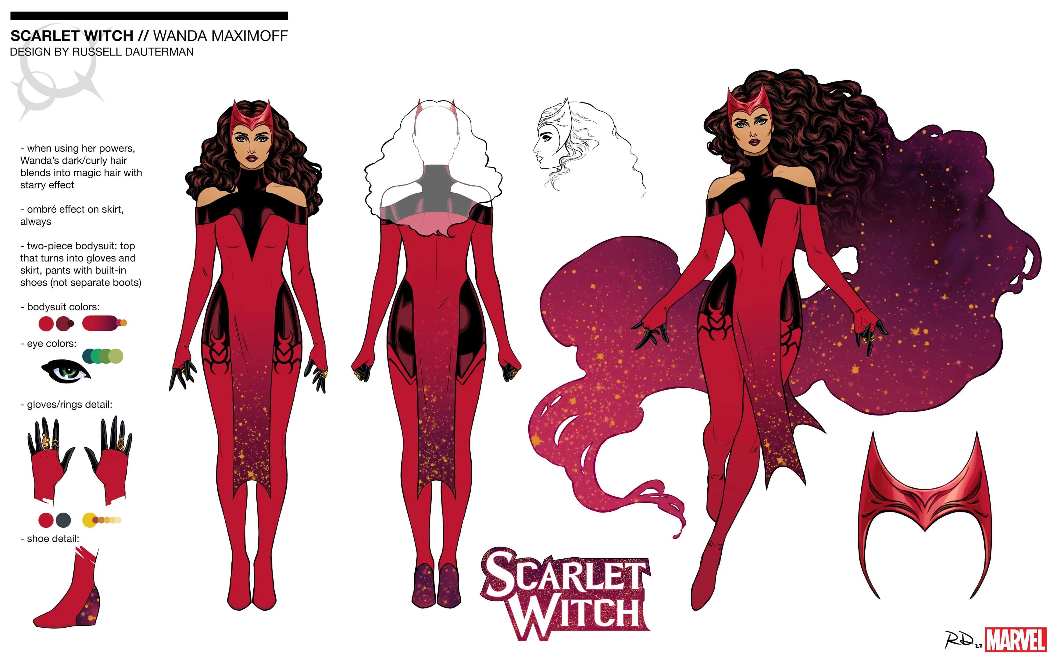 Scarlet Witch' #1 First Look Shows Off Wanda's New Costume