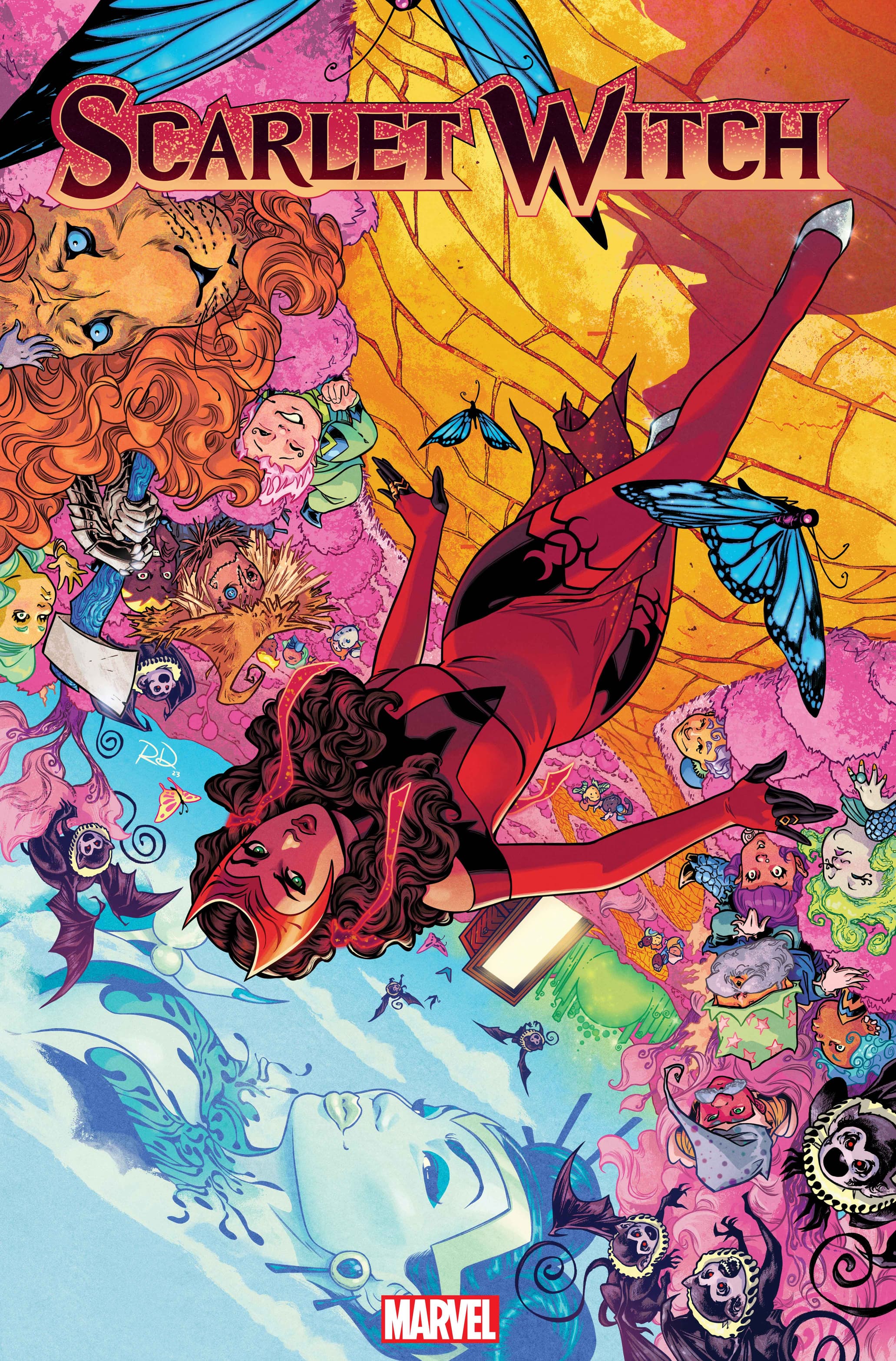 Scarlet Witch #7 cover by Russell Dauterman