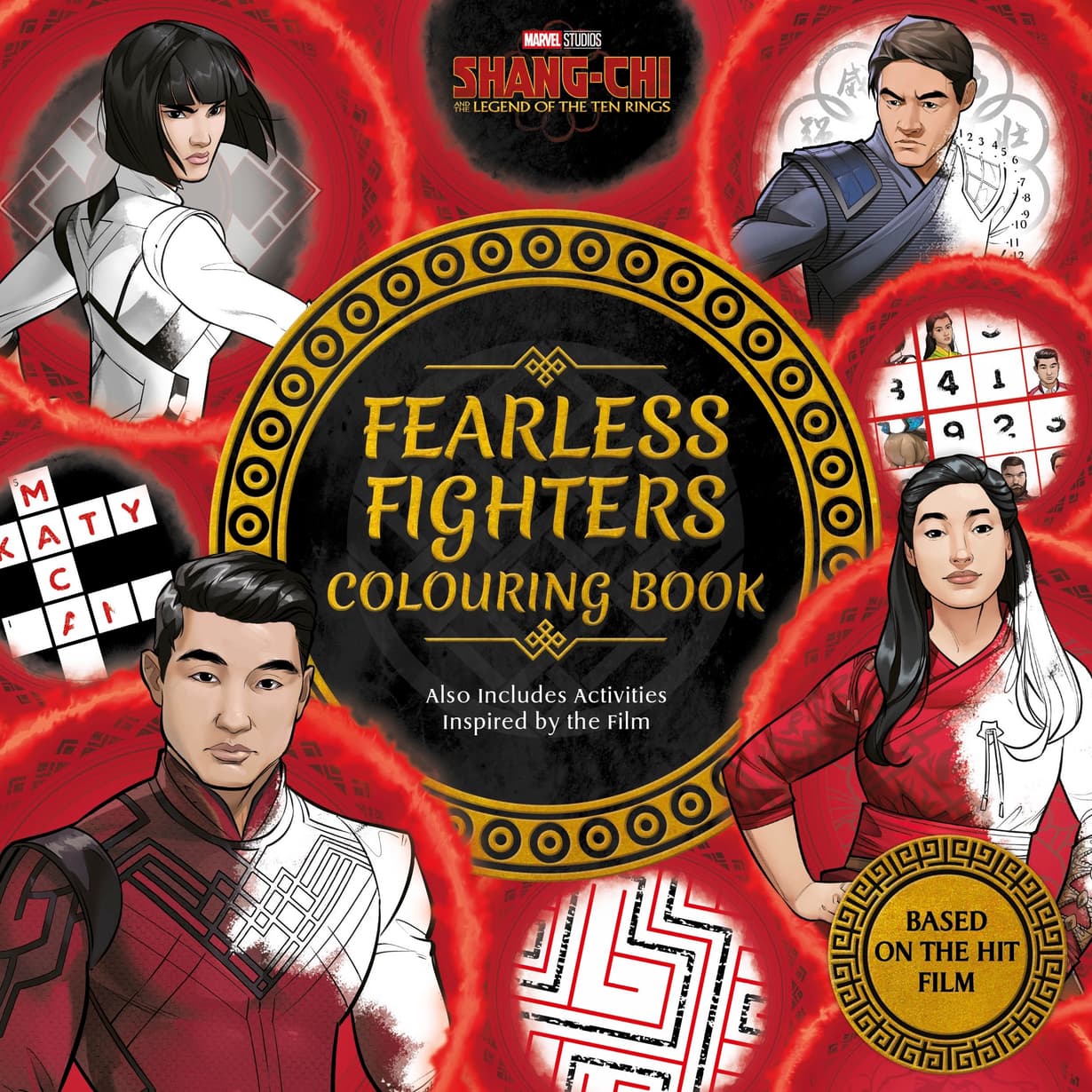 SHANG-CHI AND THE LEGEND OF THE TEN RINGS: FEARLESS FIGHTERS COLOURING BOOK