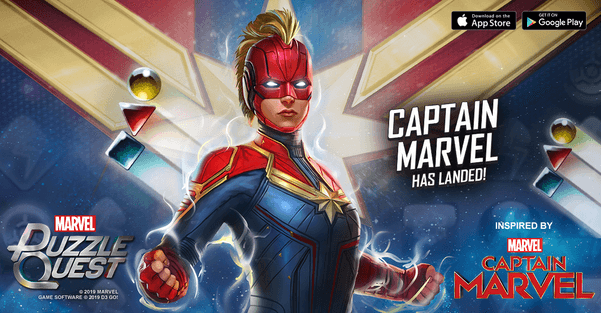Marvel Puzzle Quest - Captain Marvel
