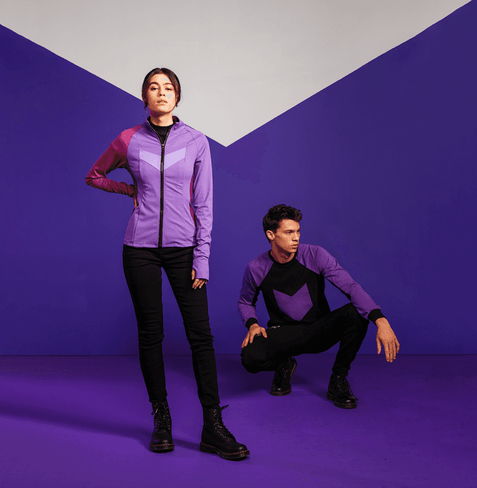 Kate Bishop and Hawkeye Costume Tops