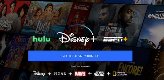 DISNEY BUNDLE (DISNEY+, HULU & ESPN+)