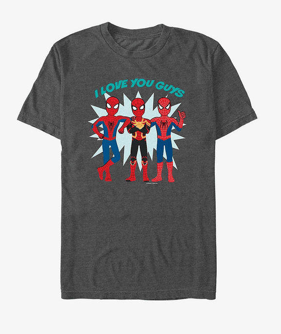 Spider-Men trio t-shirt