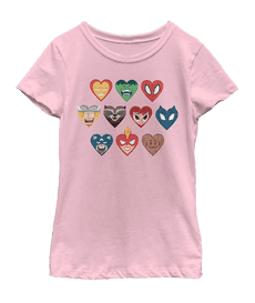 Avengers Hero Hearts t-shirt / shop it <a href=https://www.boxlunch.com/product/marvel-avengers-hero-hearts-youth-girls-t-shirt/14440051.html>here</a>