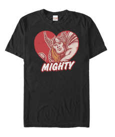 Thor So Mighty t-shirt / shop it <a href=https://www.hottopic.com/product/marvel-thor-so-mighty-t-shirt/16009364.html>here</a>
