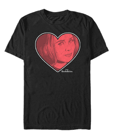Wanda Love t-shirt / shop it <a href=https://www.hottopic.com/product/marvel-wandavision-wanda-love-t-shirt/15240964.html>here</a>
