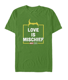 Love is Mischief t-shirt / shop it <a href=https://www.hottopic.com/product/marvel-loki-love-is-mischief-t-shirt/16061538.html>here</a>