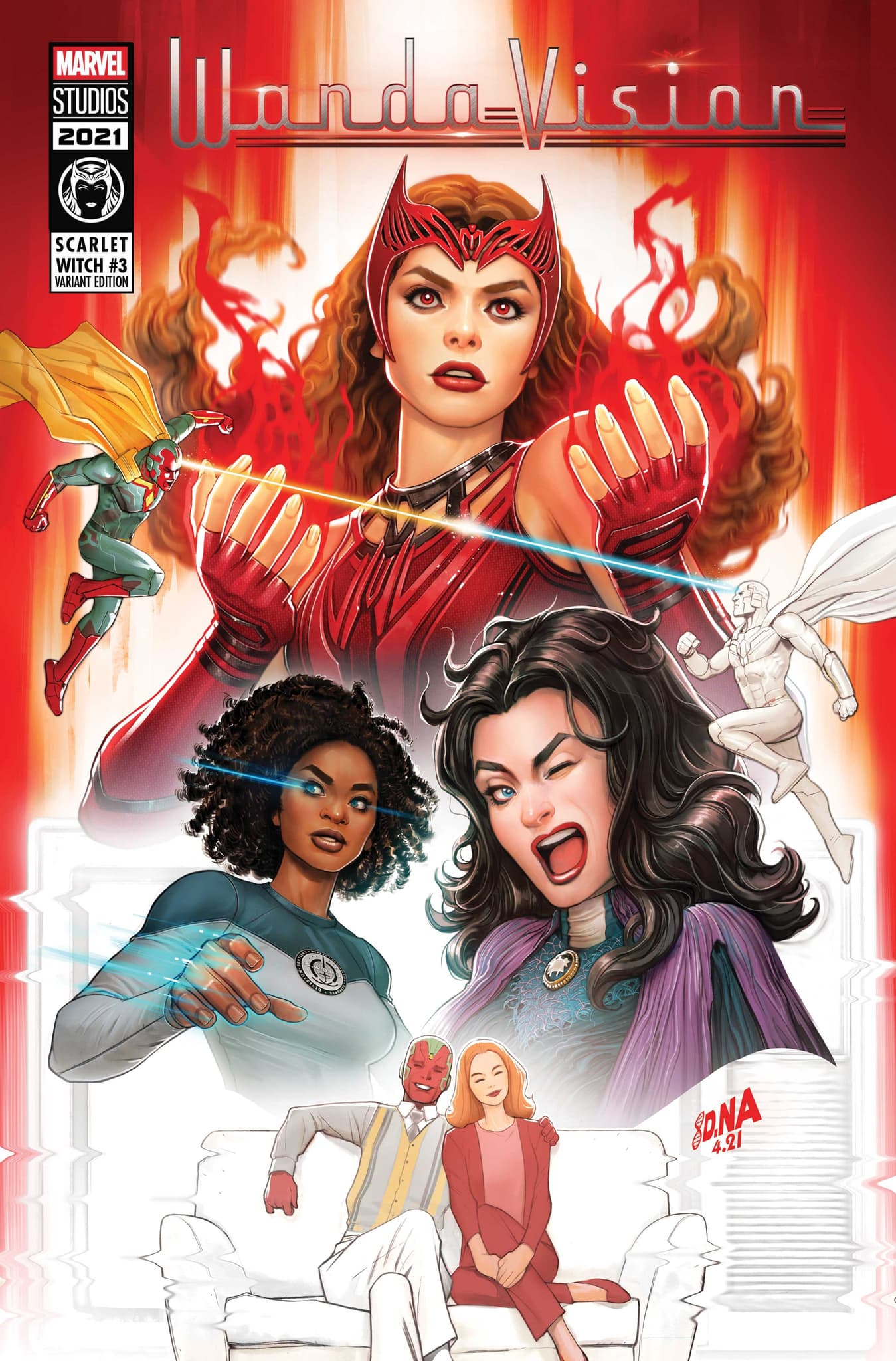 SCARLET WITCH #3 MCU Variant Cover by David Nakayama